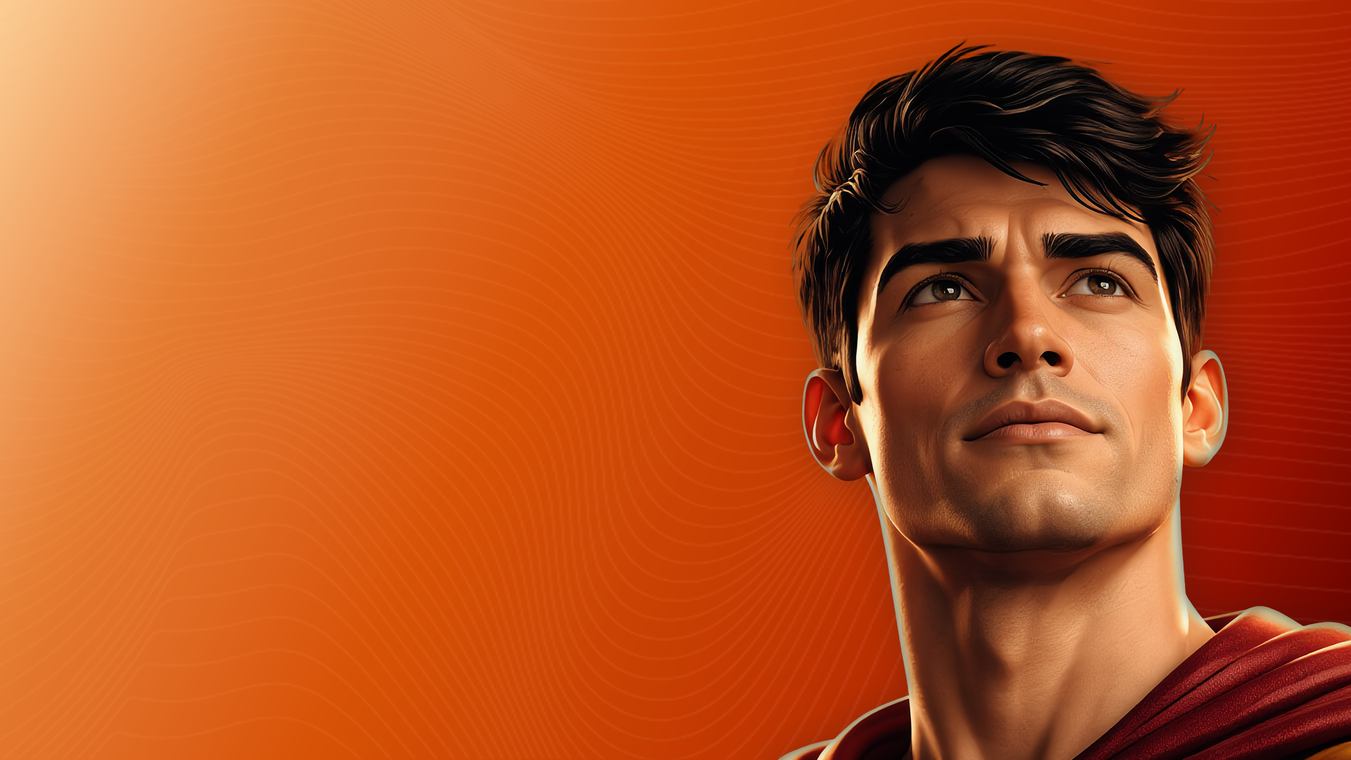 Hero portrait looking up · right